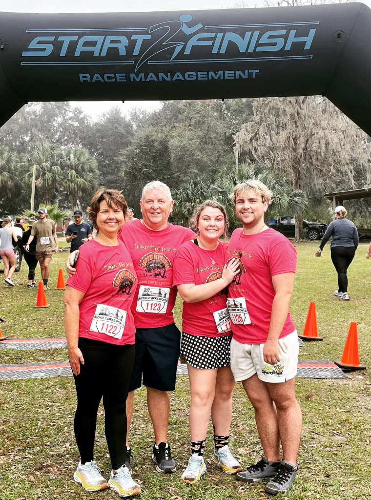 Poole and her husband enjoy doing 5k walks together.