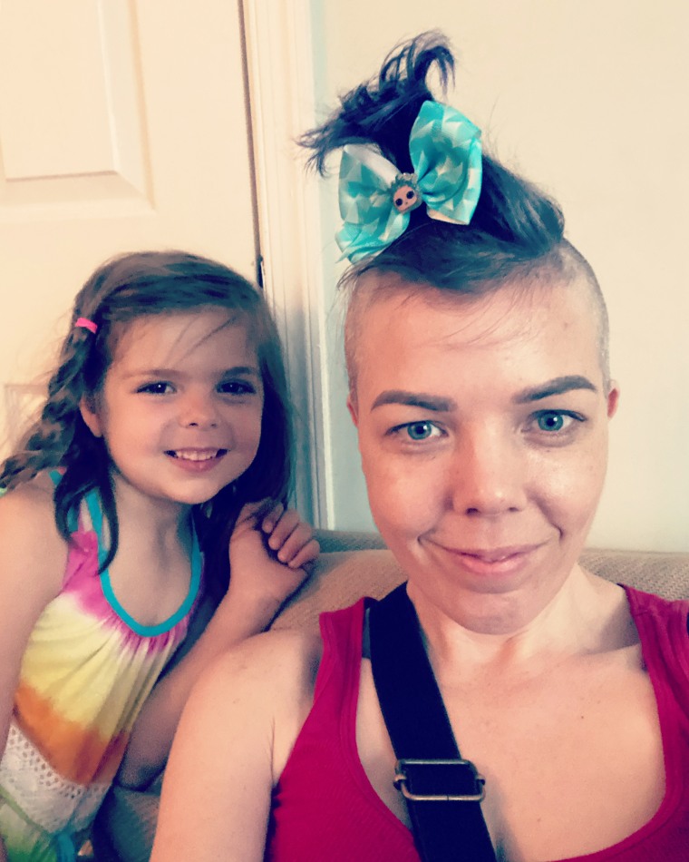 Since having her dyskinesia treated, Melanie Carlson is no longer afraid of taking her daughter out in public.