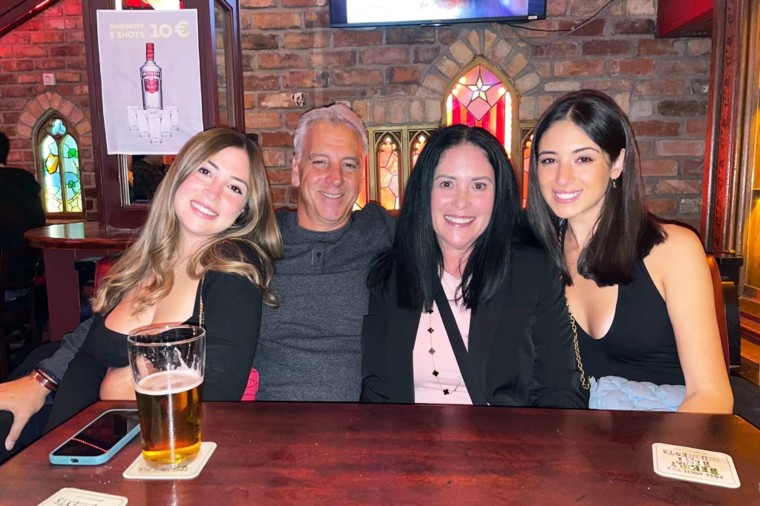 Gabrielle Mayor, aka "Babrielle," (far right) with her family.  