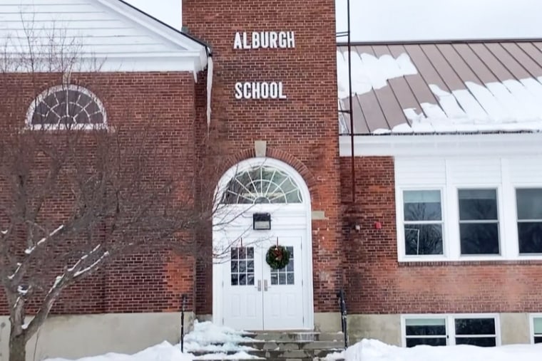 Alburgh Middle School in Vermont.