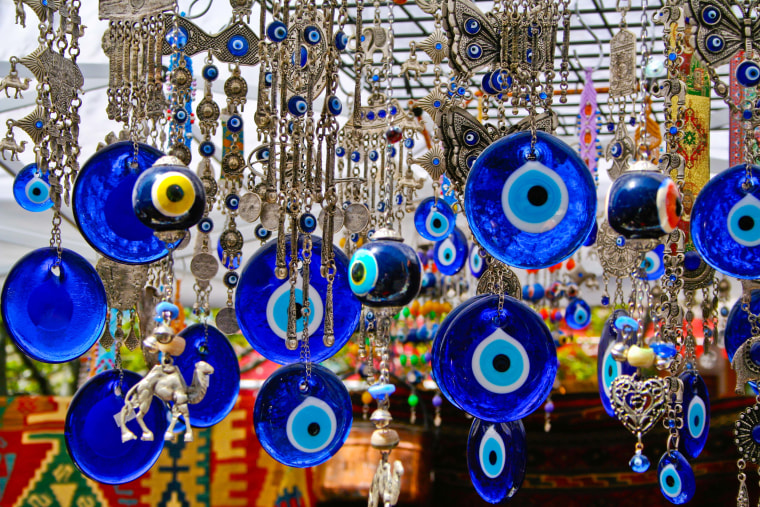 Evil Eye Souvenir Shop in the Grand Bazzar, Istanbul, Turkey
