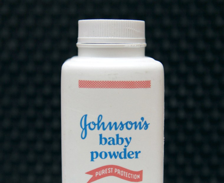 A bottle of Johnson's baby powder is displayed on April 15, 2011, in San Francisco. Johnson & Johnson is earmarking nearly $9 billion to cover allegations that its baby power containing talc caused cancer, more than quadrupling the amount that the company had previously set aside to pay for its potential liability. Under a proposal announced Tuesday, April 4, 2023, a J&J subsidiary will re-file for Chapter 11 bankruptcy protection and seek court approval for a plan that would result in one of the largest product-liability settlements in U.S. history.