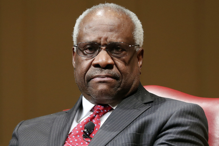 Supreme Court Justice Clarence Thomas at the Library of Congress in Washington, D.C.