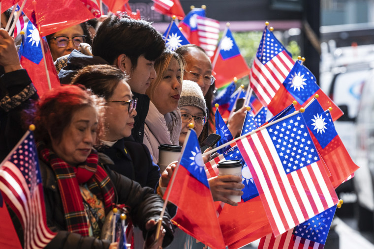 President of Taiwan will contine to USA visit in Washington, DC and Los Angeles and visit South American countries later on.