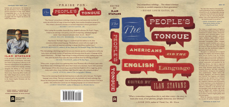 The book cover for "The People’s Tongue: Americans and the English Language."