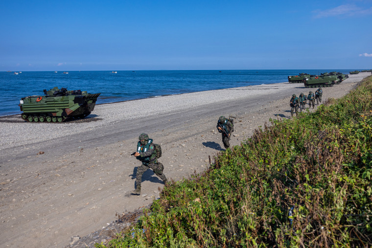 Taiwan Conducts Live Fire Military Exercises