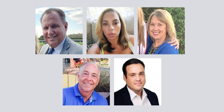 From top left, James Tutt, Juliana Farmer and Deana Eckert. From bottom left, Tommy Elliott and Joshua Barrick.