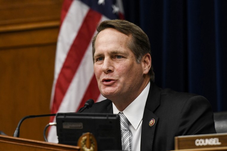 Rep. Harley Rouda, D-Calif., during a House hearing on March 6, 2019.