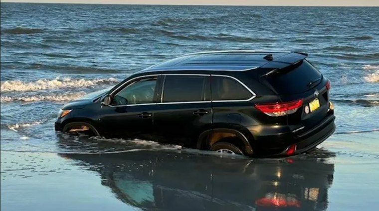 Cape May Police said they found Dirienzo-Whitehead’s empty Toyota Highlander partially submerged in the ocean.