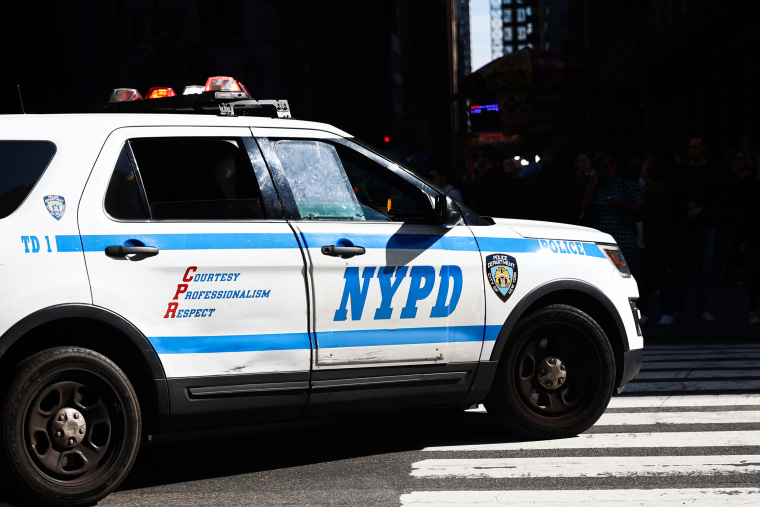A NYPD car in New York on Oc. 22, 2022.