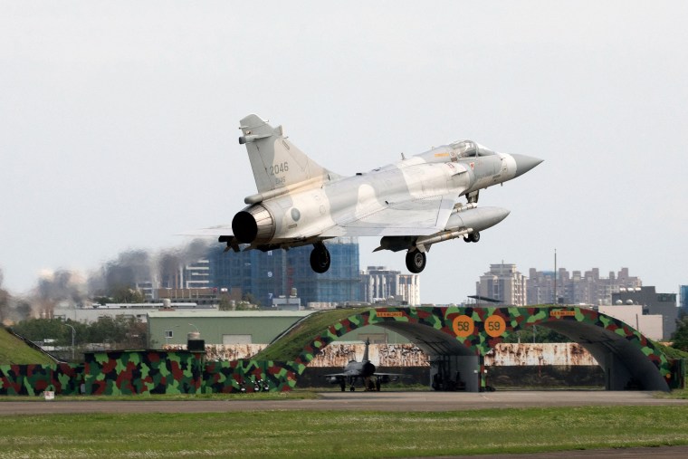 China was conducting a second day of military drills around Taiwan on April 9, in what it has called a "stern warning" to the self-ruled island's government following a meeting between its president and the US House speaker. 