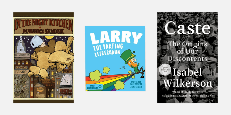 "In the Night Kitchen" by Maurice Sendak, "Larry the Farting Leprechaun" by Jane Bexley and "Caste: The Origins of Our Discontents" by Isabel Wilkerson are among the books that Llano County officials removed from the library shelves.