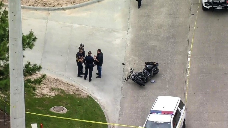 Three motorcyclists were gunned down Friday in separate shootings dozens of miles apart in what authorities in Texas described as a “targeted” attack that appeared linked to an outlaw motorcycle gang.