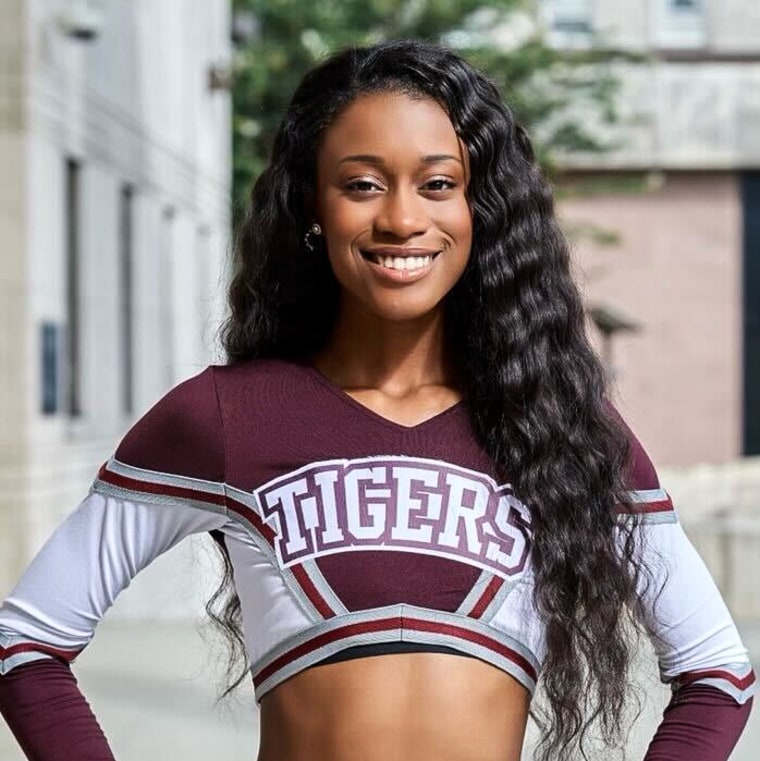 TSU Tiger cheerleader Alexis Davis.
