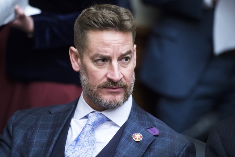 UNITED STATES - JANUARY 29: Rep. Greg Steube, R-Fla., attends a House Oversight and Reform Committee business meeting in Rayburn Building on Tuesday, January 29, 2019.