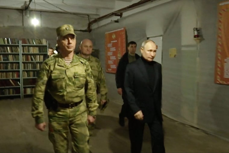 Putin visits Ukraine