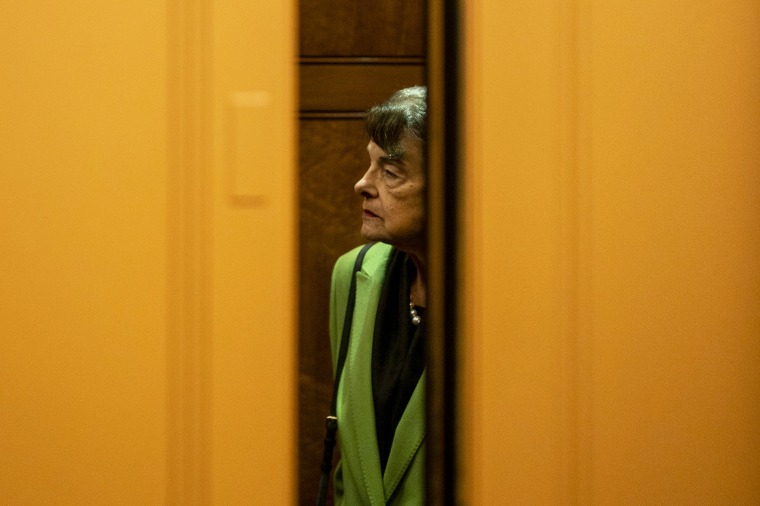 Sen. Dianne Feinstein at the Capitol