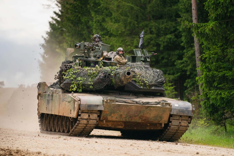 Multinational military exercise in Hohenfels
