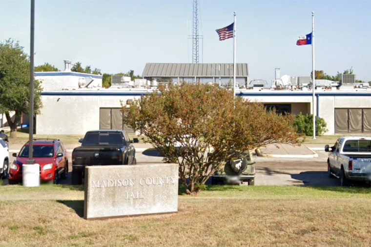 The Madison County Sheriff's Office in Madisonville, Texas.
