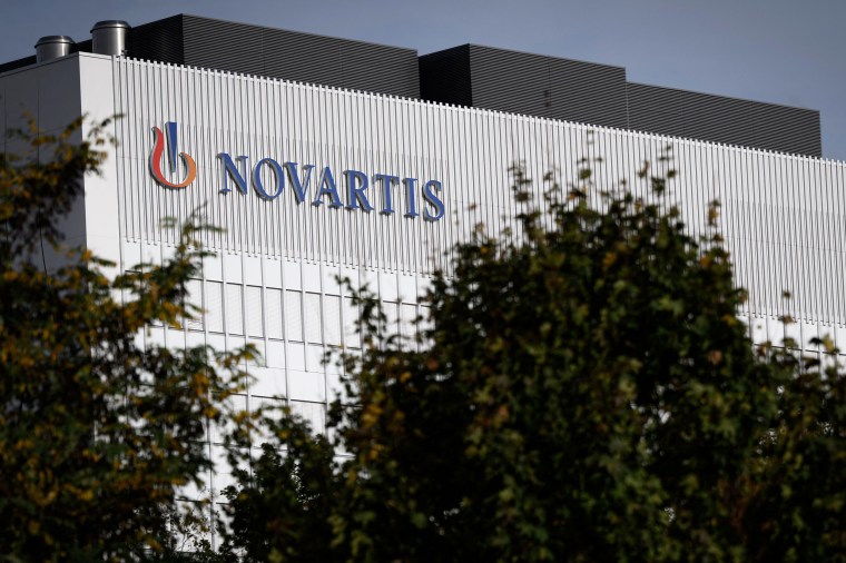 Pharmaceutical and drug maker Novartis in Basel, Switzerland