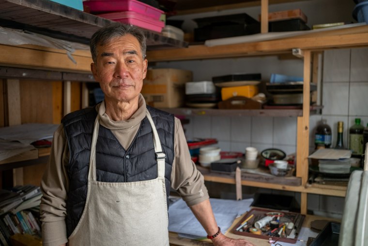Kim Kwan-jung, 65, owns a traditional Korean crafts shop in Busan, South Korea. If North Korea attacks South Korea, he said, “I don’t know if we can assume that America would protect us again.”
