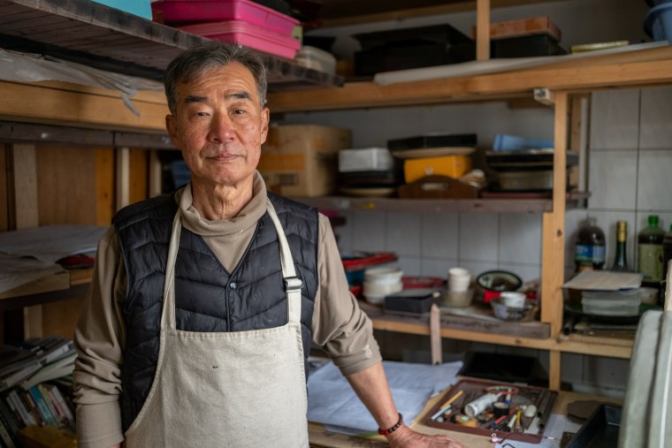 Kim Kwan-jung, 65, owns a traditional Korean crafts shop in Busan, South Korea. If North Korea attacks South Korea, he said, “I don’t know if we can assume that America would protect us again.” 