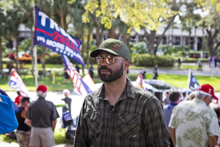 Enrique Tarrio in Orlando, Fla.