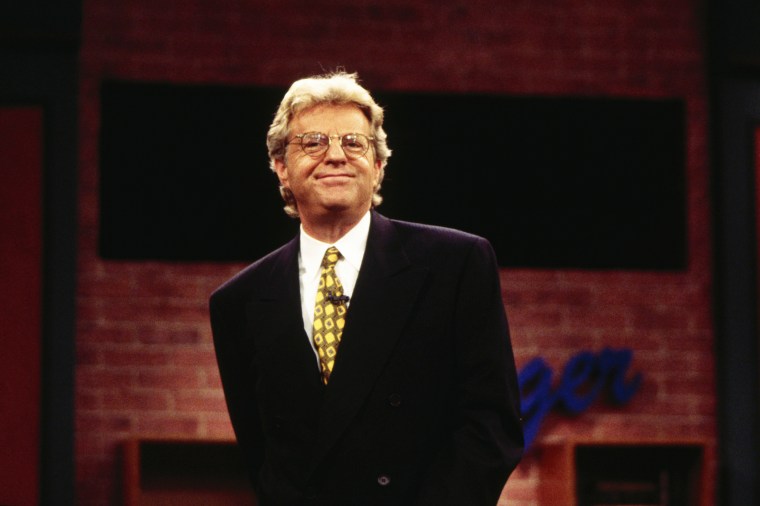 Talk show host Jerry Springer.