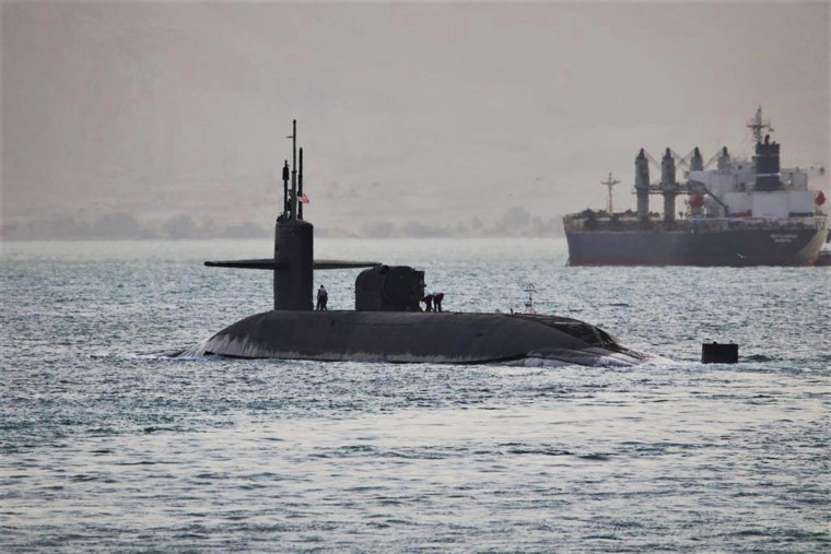 A U.S. guided-missile submarine.