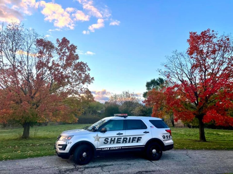 A Lake County Sheriff's vehicle.