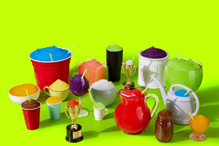 An assortment of vessels you're allowed to bring in on Bring Your Own Cup Day.