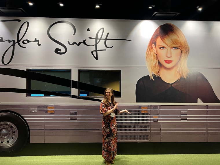 Karen Vladeck visits the Taylor Swift Education Center at the Country Music Hall of Fame and Museum in Nashville, Tennessee.