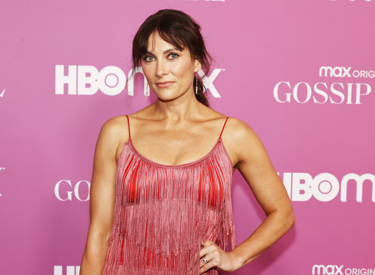 Laura Benanti  attends the "Gossip Girl" New York Premiere at Spring Studios on June 30, 2021 in New York City. 
