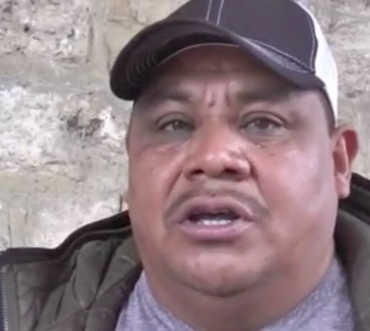 Tomás Martín Caralampio, inmigrante guatemalteco que fue deportado a su país de origen en 2017