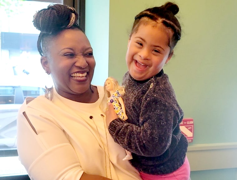 Ebbe Bassey and her daughter, Anoushka.