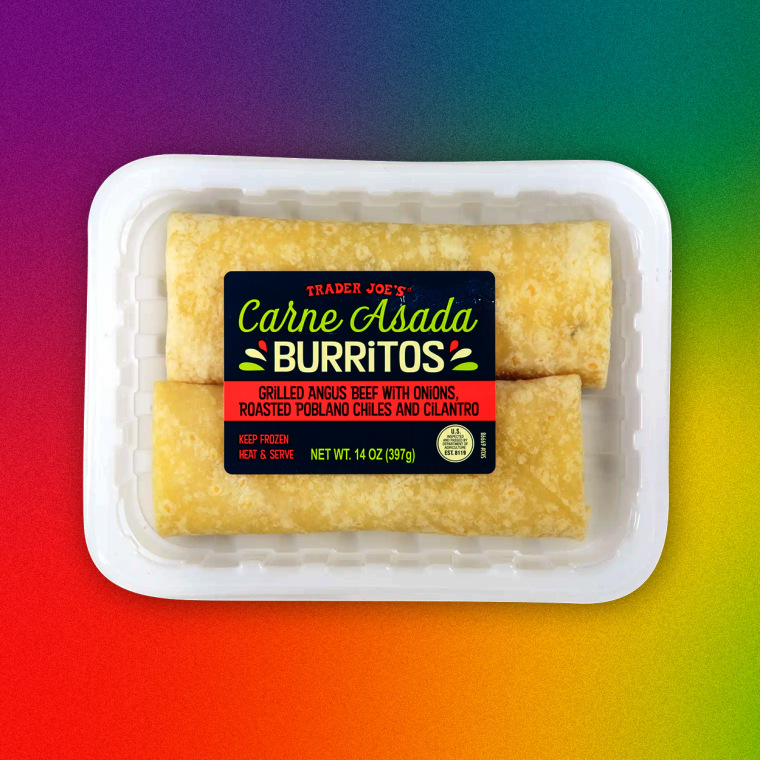 Trader Joe's Carne Asada Burritos.