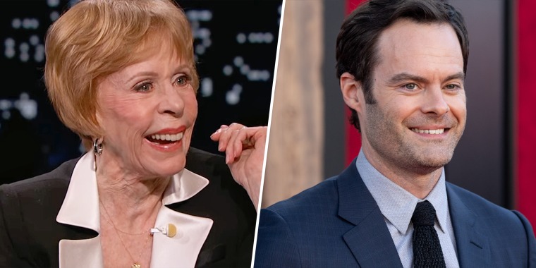 Carol Burnett and Bill Hader are distant cousins but they may very well be the first cousins of comedy.