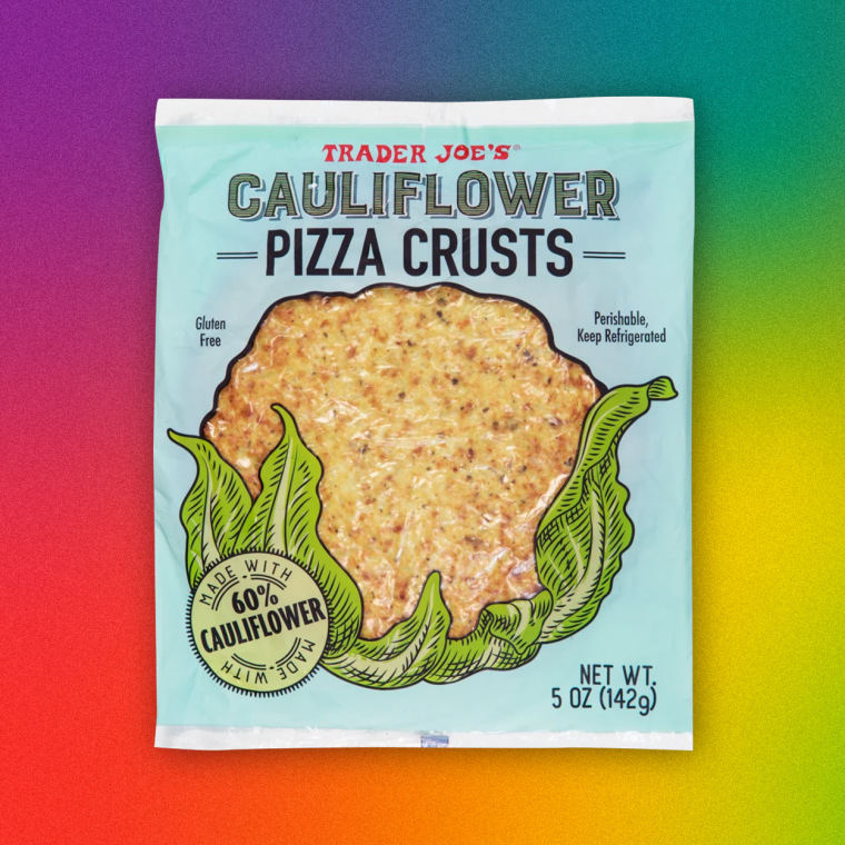 Trader Joe's Cauliflower Pizza Crust.