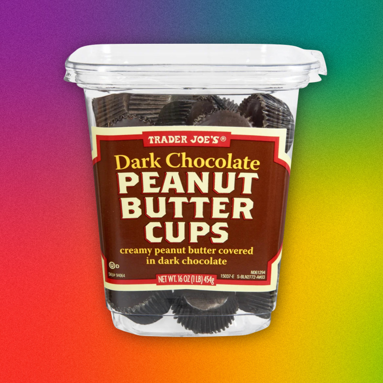 Trader Joe's Dark Chocolate Peanut Butter Cups.