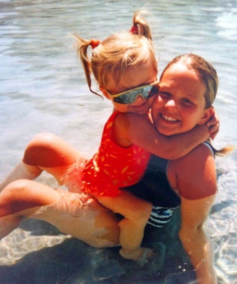 Growing up, Allie LaForce (right) said she always felt like a "mother" or "mentor" to her younger sister. AuBree always saw them as best friends. 