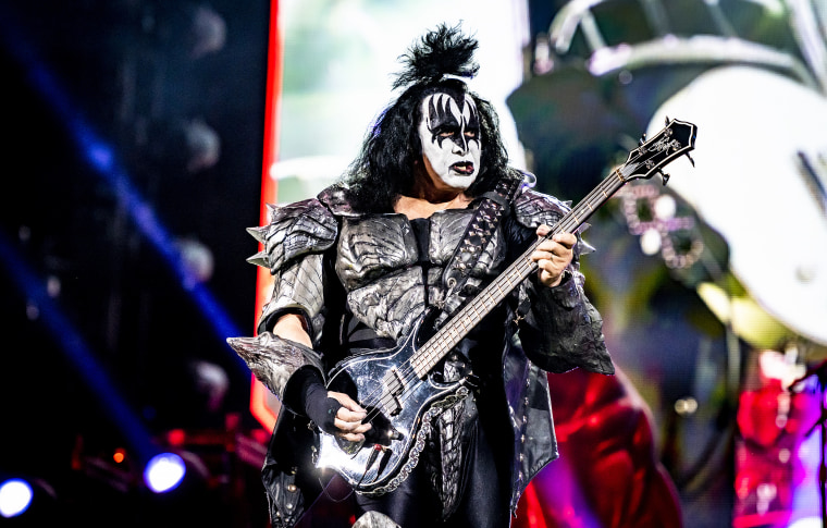 Gene Simmons of KISS performs on July 11, 2022 in Verona, Italy.