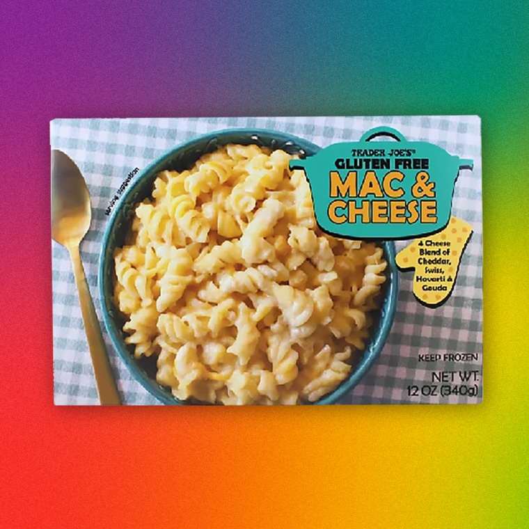 Trader Joe's Gluten-Free Mac & Cheese.