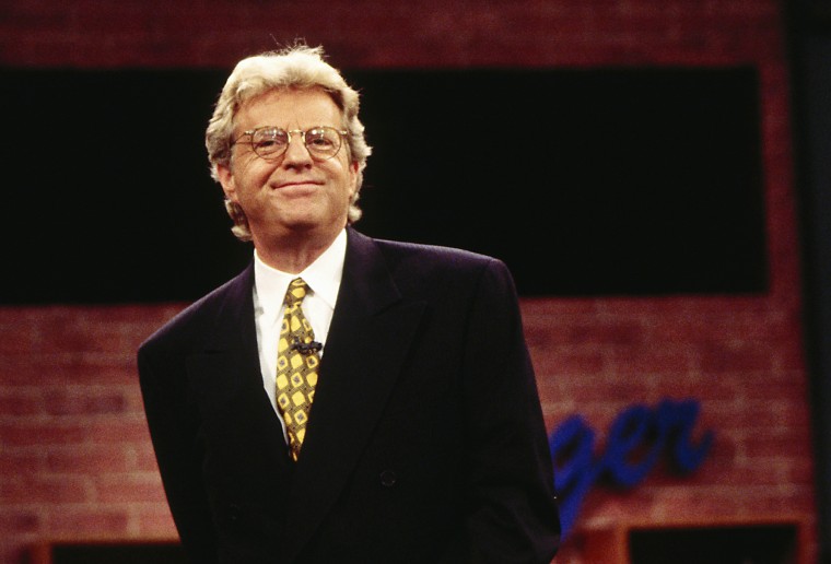 TV Host Jerry Springer on Set