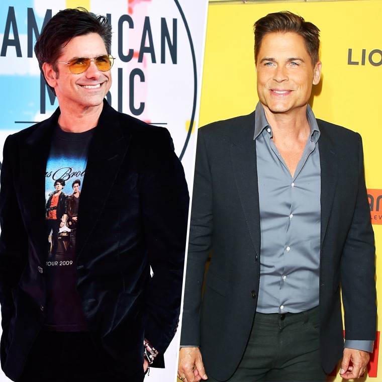 John Stamos, left joked that he's "a better looking version" of John Stamos.