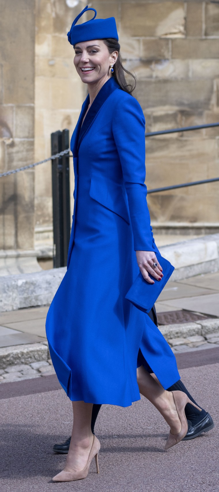 Camilla and Kate Middleton Match In Blue For 2023 Easter Service