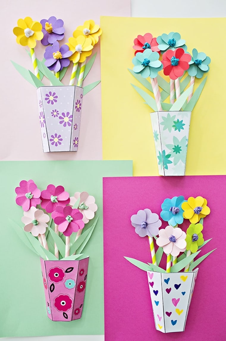 flower bouquet mother's day card