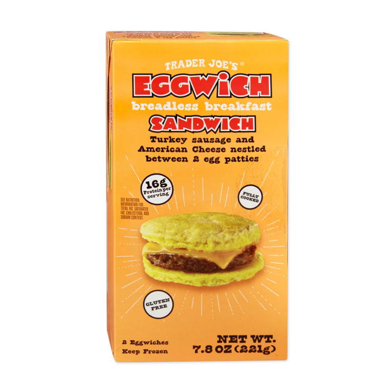 Trader Joe's Eggwich Breadless Breakfast Sandwich.