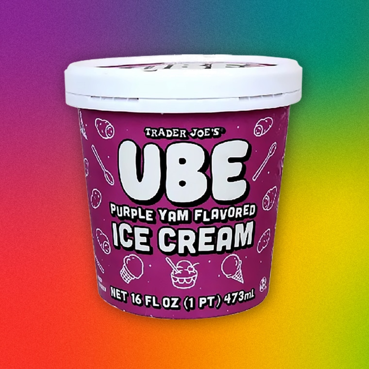 Trader Joe's Ube Ice Cream.