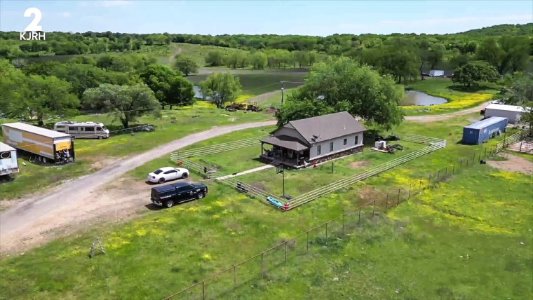 The bodies of seven people were found Monday inside a home in Henryetta, Oklahoma, authorities said.