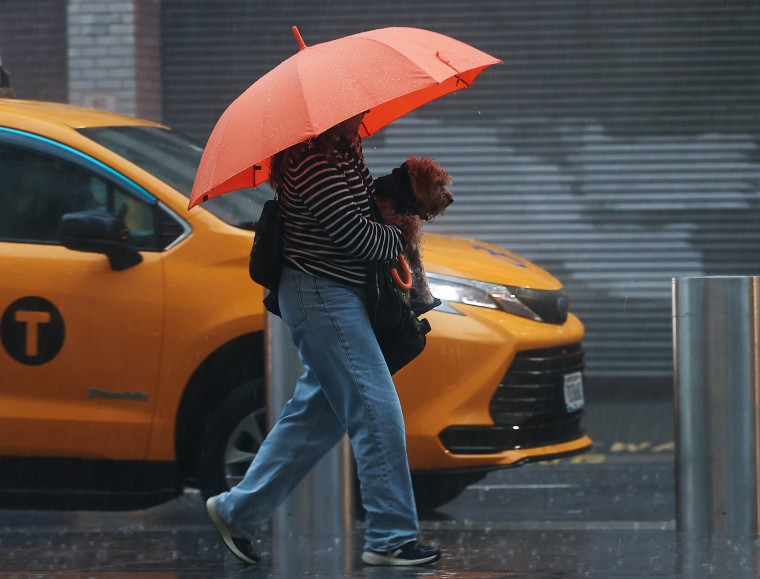 Rainy day in New York